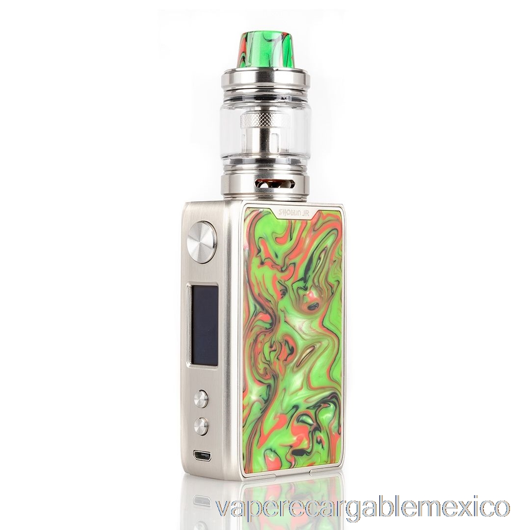 Vape Recargable Ijoy Shogun Jr 126w Tc Kit De Inicio Silver Spectre Green